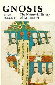 Cover of: Gnosis by Kurt Rudolph