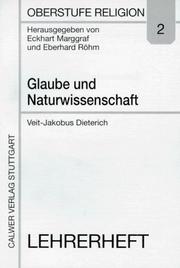 Cover of: Oberstufe Religion, H.2, Glaube und Naturwissenschaft by Veit-Jakobus Dieterich