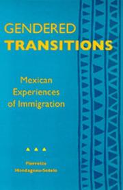 Gendered transitions by Pierrette Hondagneu-Sotelo
