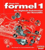 Cover of: Formel 1. Die Hightech-Geheimnisse der Rennställe by Giorgio Piola