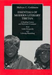 Cover of: Essentials of modern literary Tibetan by Melvyn C. Goldstein
