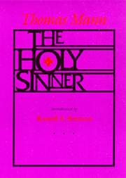 Cover of: The holy sinner by Thomas Mann