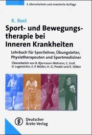 Cover of: Sport- und Bewegungstherapie bei Inneren Krankheiten.