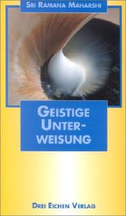 Cover of: Geistige Unterweisung.