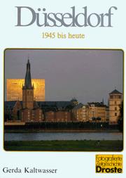 Cover of: Düsseldorf. 1945 bis heute.