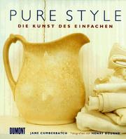 Cover of: Pure Style. Die Kunst des Einfachen.