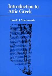 Cover of: Introduction to Attic Greek