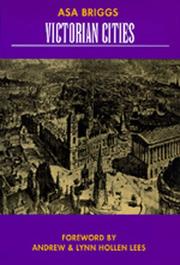 Cover of: Victorian cities