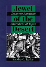 Cover of: Jewel of the desert: Japanese American internment at Topaz