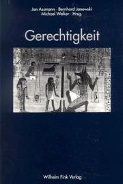 Cover of: Gerechtigkeit. by Jan Assmann, Bernd Janowski, Michael Welker