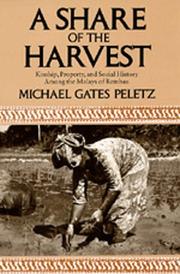 Cover of: A Share of the Harvest by Michael G. Peletz