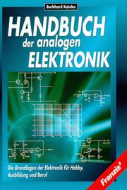 Cover of: Handbuch der analogen Elektronik.