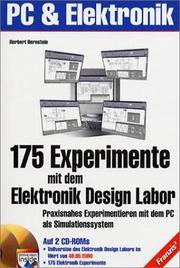Cover of: 175 Experimente mit dem Elektronik Design Labor.