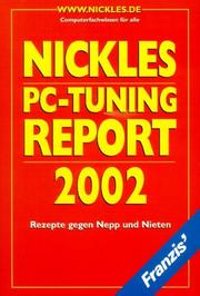 Cover of: PC Tuning Report 2002. Rezepte gegen Nepp und Nieten.