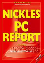 Cover of: Nickles PC- Report 2003. Computerfachwissen für alle.