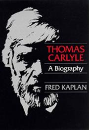 Cover of: Thomas Carlyle by Kaplan, Fred