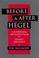 Cover of: Before and after Hegel