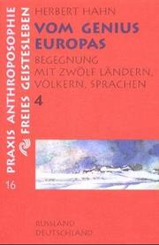 Cover of: Vom Genius Europas, in 4 Bdn., Bd.4, Rußland, Deutschland