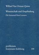 Cover of: Wissenschaft und Empfindung. Die Immanuel Kant Lectures.
