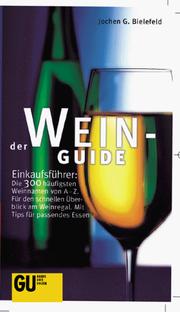 Cover of: Der Wein- Guide.