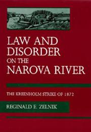 Law and disorder on the Narova River by Reginald E. Zelnik