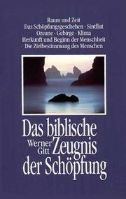 Cover of: Das biblische Zeugnis der Schöpfung.