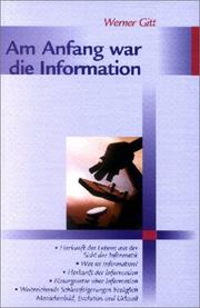 Cover of: Am Anfang war die Information.