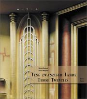 Cover of: Jene zwanziger Jahre