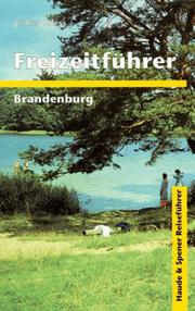 Cover of: Freizeitführer Brandenburg.