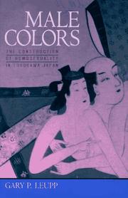 Cover of: Male colors by Gary P. Leupp
