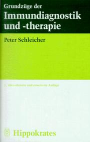 Cover of: Grundzüge der Immundiagnostik und Immuntherapie.