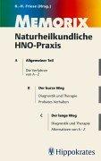 Cover of: Memorix Naturheilkundliche HNO- Praxis. by Friedrich Begher, Michael Elies, Katharina Friedsam, Klaus Küstermann, Klaus Weber, Karl-Heinz Friese