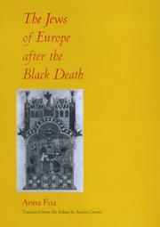 Cover of: The Jews of Europe after the Black Death by Anna Foa