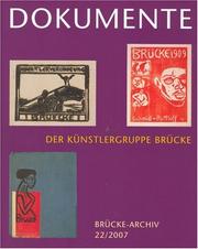 Cover of: Dokumente Der Kunstlergruppe Brucke