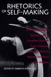 Cover of: Rhetorics of self-making