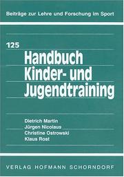 Cover of: Handbuch Kinder- und Jugendtraining.