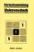 Cover of: Formelsammlung Elektrotechnik.
