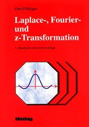 Laplace-, Fourier- und z-Transformation by Otto Föllinger