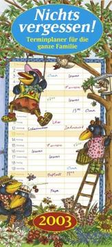 Cover of Nichts vergessen. 2003. Kalender