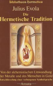 Cover of: Die Hermetische Tradition. by Julius Evola