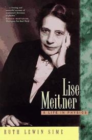 Cover of: Lise Meitner by Ruth Lewin Sime