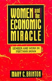 Cover of: Women and the Economic Miracle | Mary C. Brinton