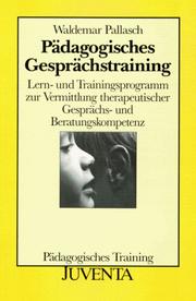 Cover of: Pädagogisches Gesprächstraining.