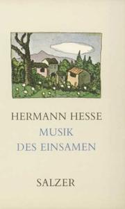 Cover of: Musik des Einsamen.
