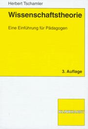 Cover of: Wissenschaftstheorie. Eine Einführung für Pädagogen.