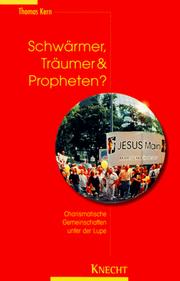 Cover of: Schwärmer, Träumer und Propheten?