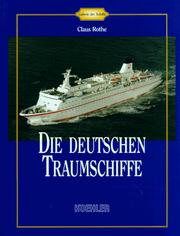 Cover of: Die Deutschen Traumschiffe.