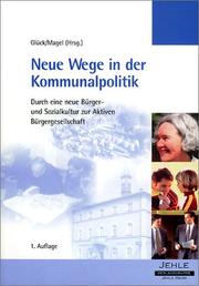 Cover of: Neue Wege in der Kommunalpolitik