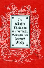 Cover of: Die schönsten Dichtungen in Frankfurter Mundart, Bd.1