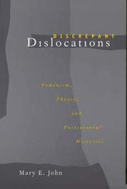 Cover of: Discrepant dislocations: feminism, theory, and postcolonial histories